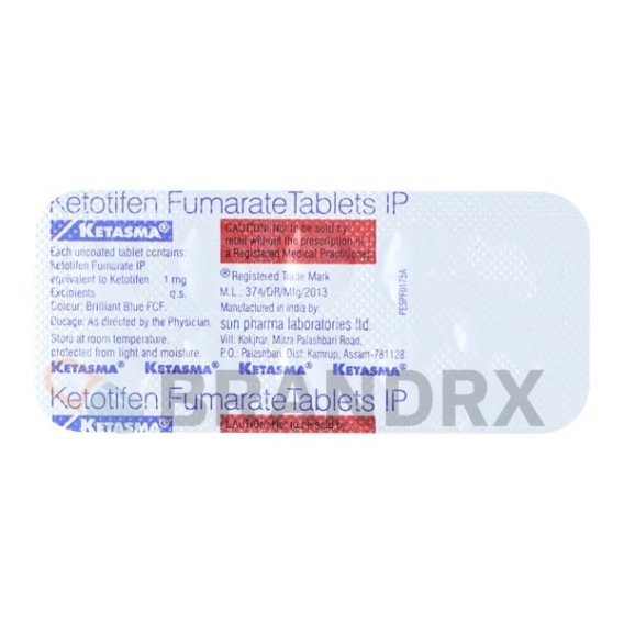Ketasma 1 mg Sun Pharmaceuticals Industries